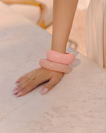 Peach Rounded Bangle