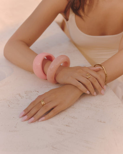 Strawberry Sculpt Bangle