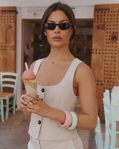Strawberry Sculpt Bangle