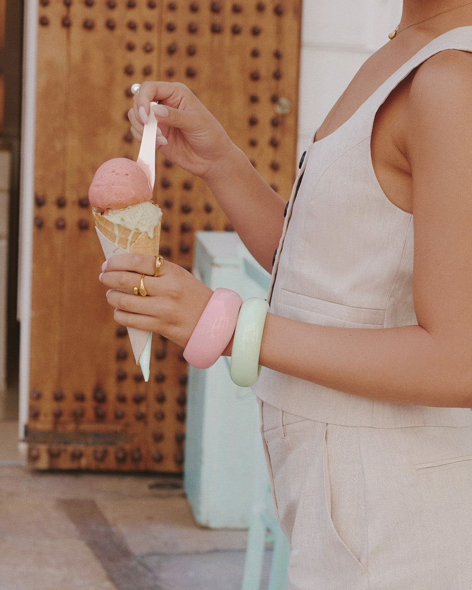 Strawberry Sculpt Bangle