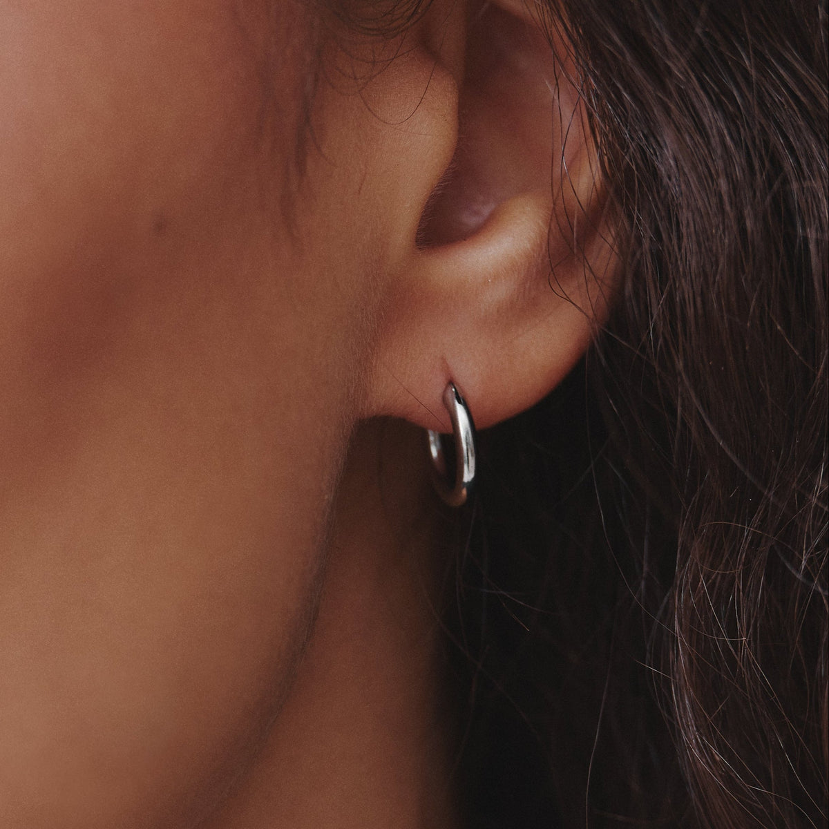 Everyday Mini Hoop - Silver
