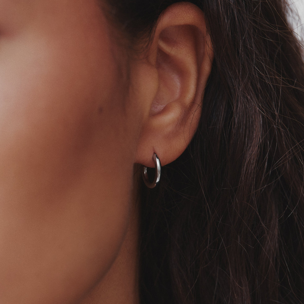 Everyday Mini Hoop - Silver