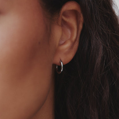 Everyday Mini Hoop - Silver