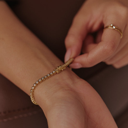 Round Tennis Bracelet