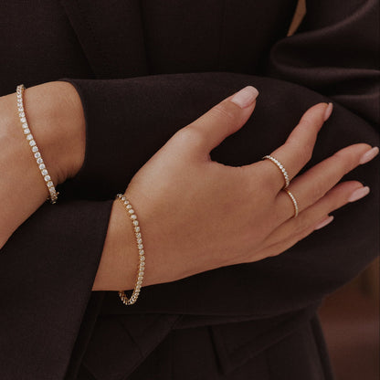 Round Tennis Bracelet