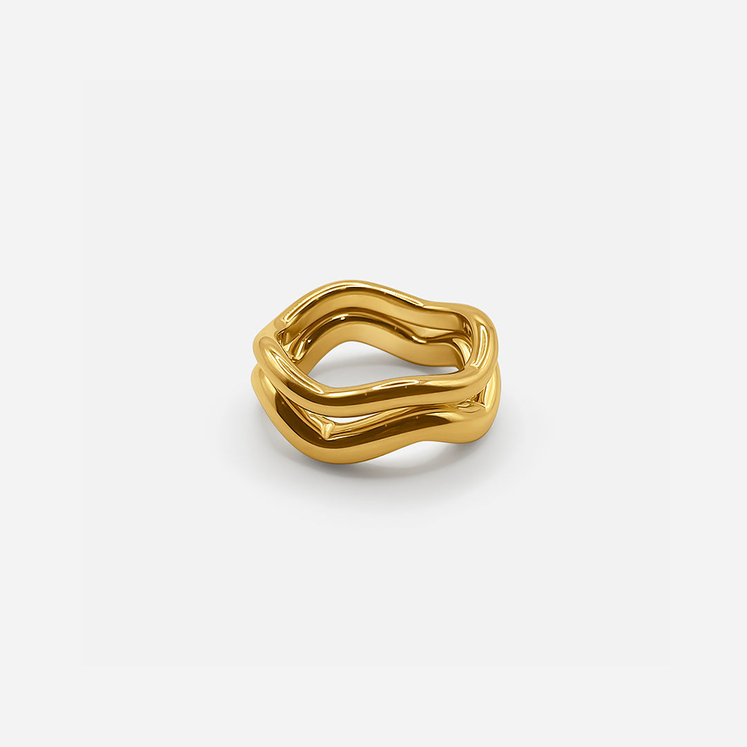 Wave Ring - Gold