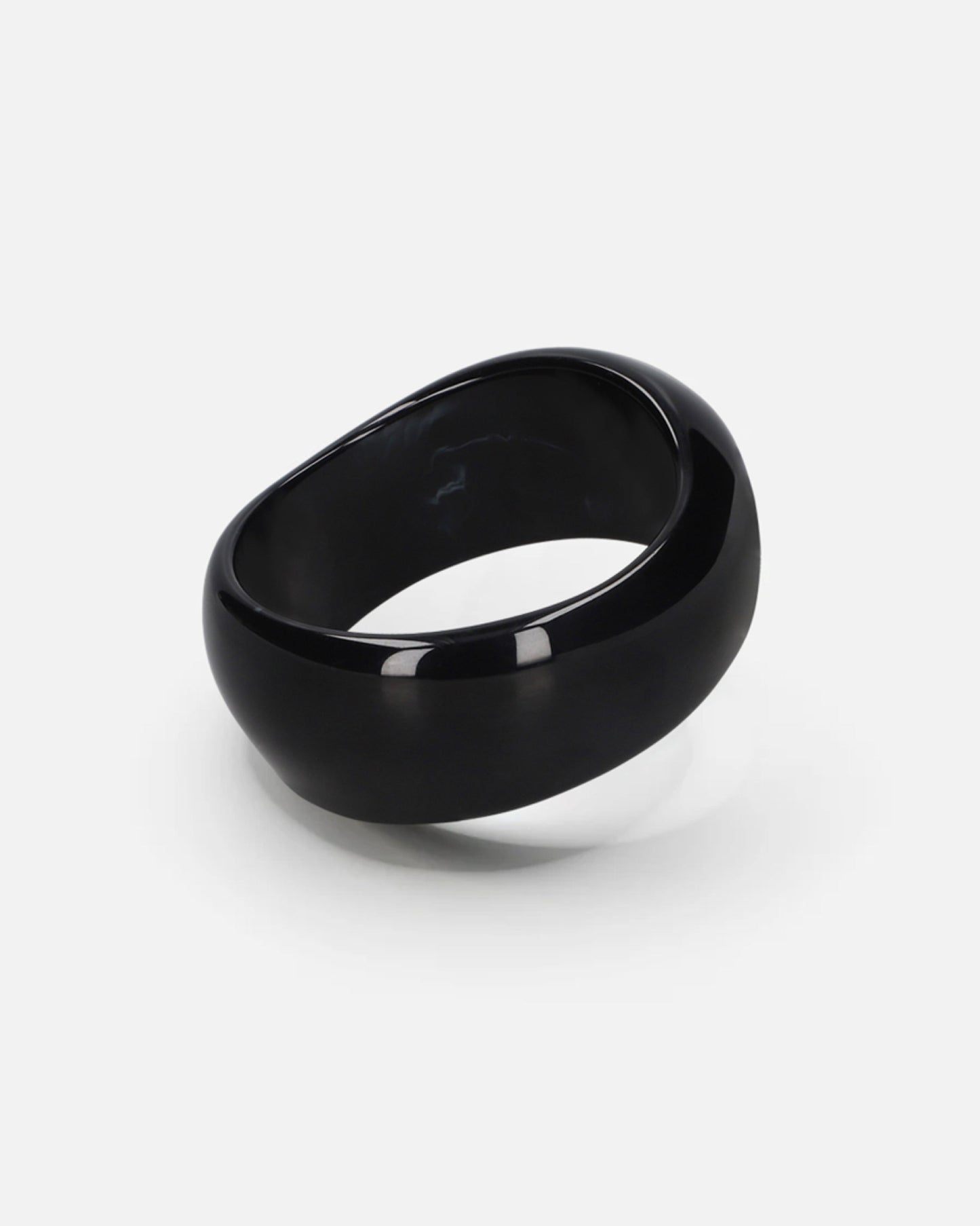 Black Sculpt Bangle