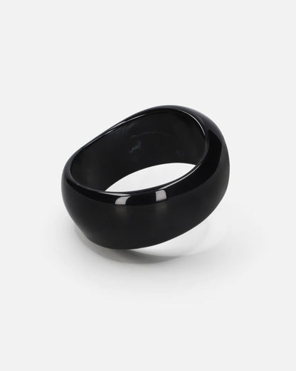 Black Sculpt Bangle