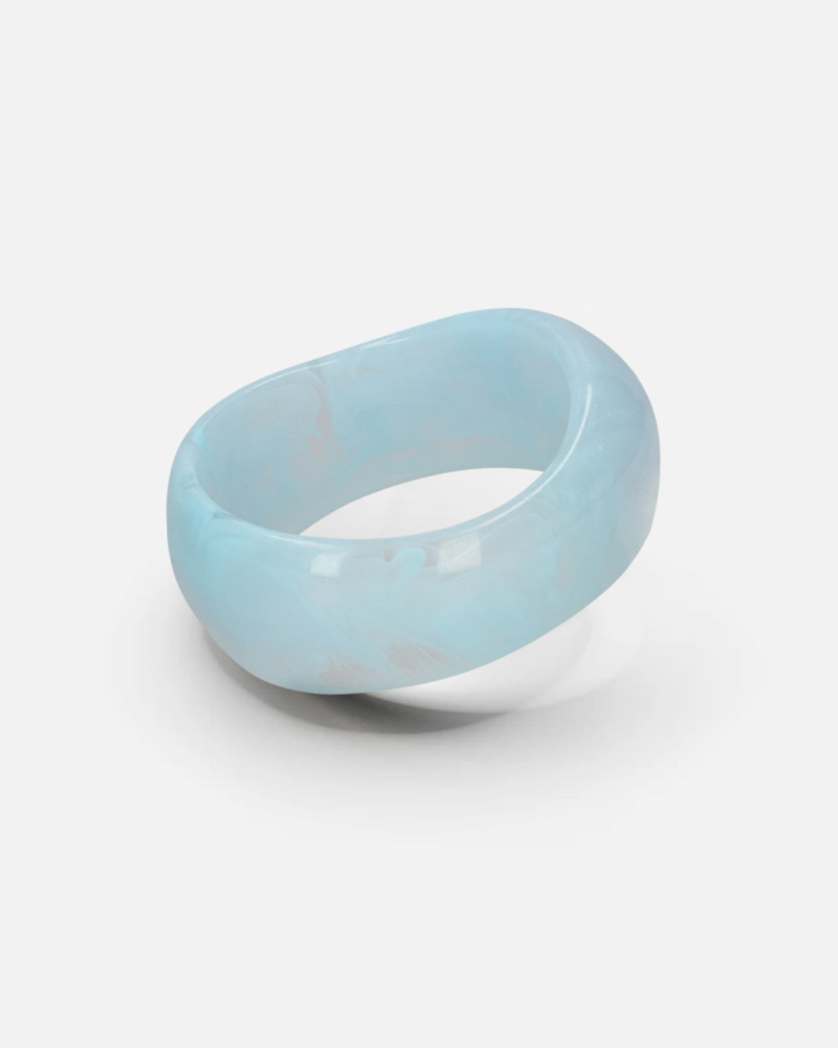 Blue Sculpt Bangle