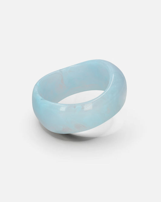 Blue Sculpt Bangle