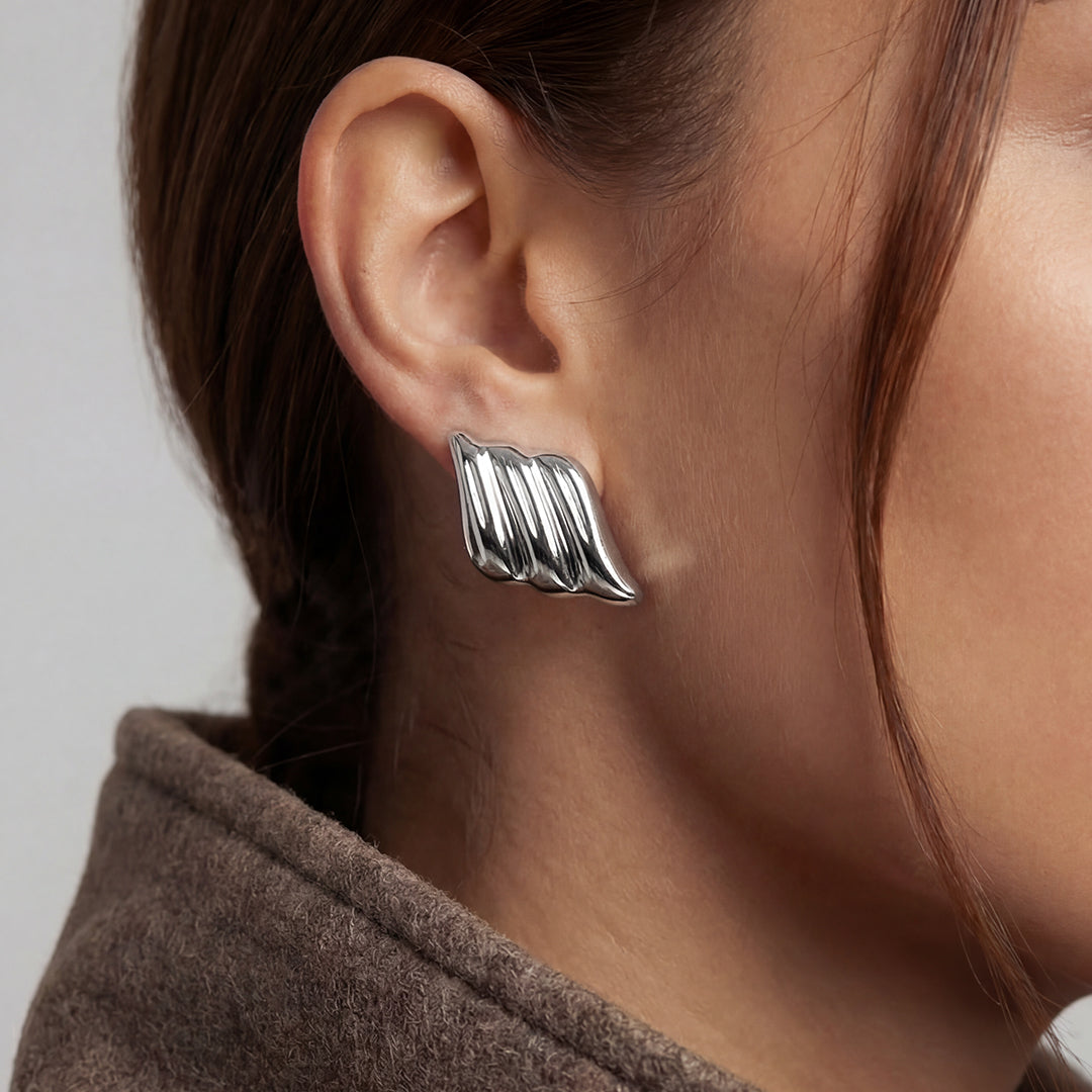 Cupid Earrings - Silver
