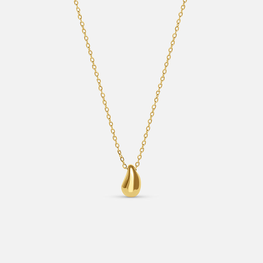 Mini Drop Necklace Gold