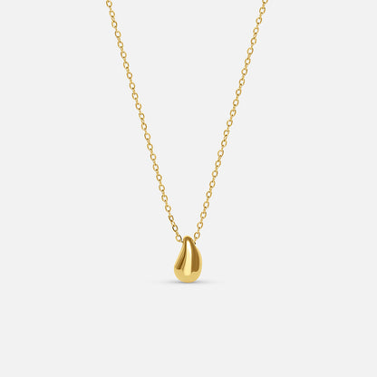 Mini Drop Necklace Gold