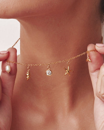 Ocean Birthstone Necklace
