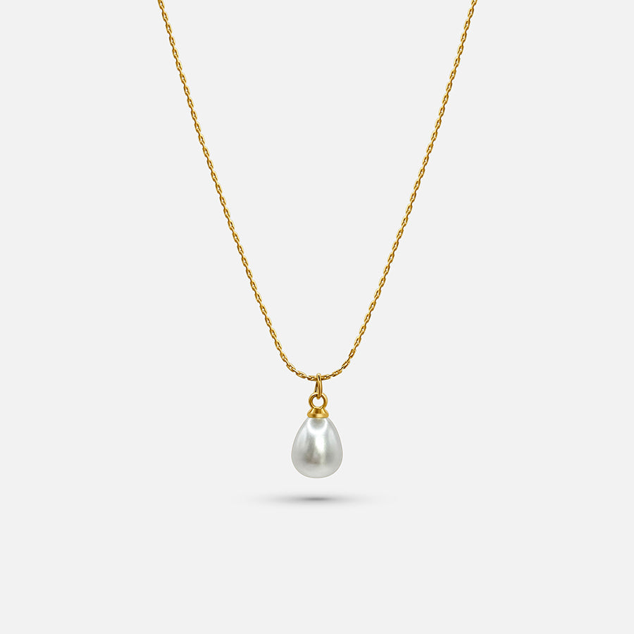 Mini Pearl Drop Necklace