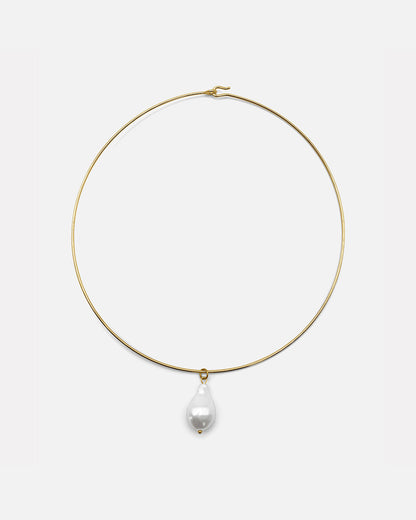 Pearl Drop Collar Necklace