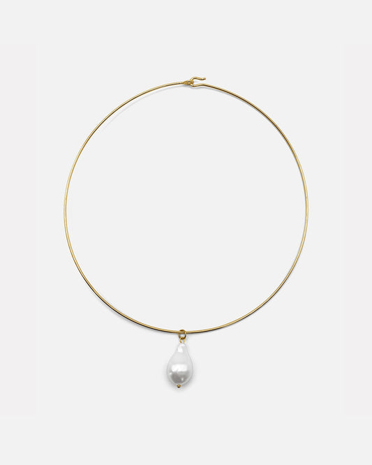 Pearl Drop Collar Necklace