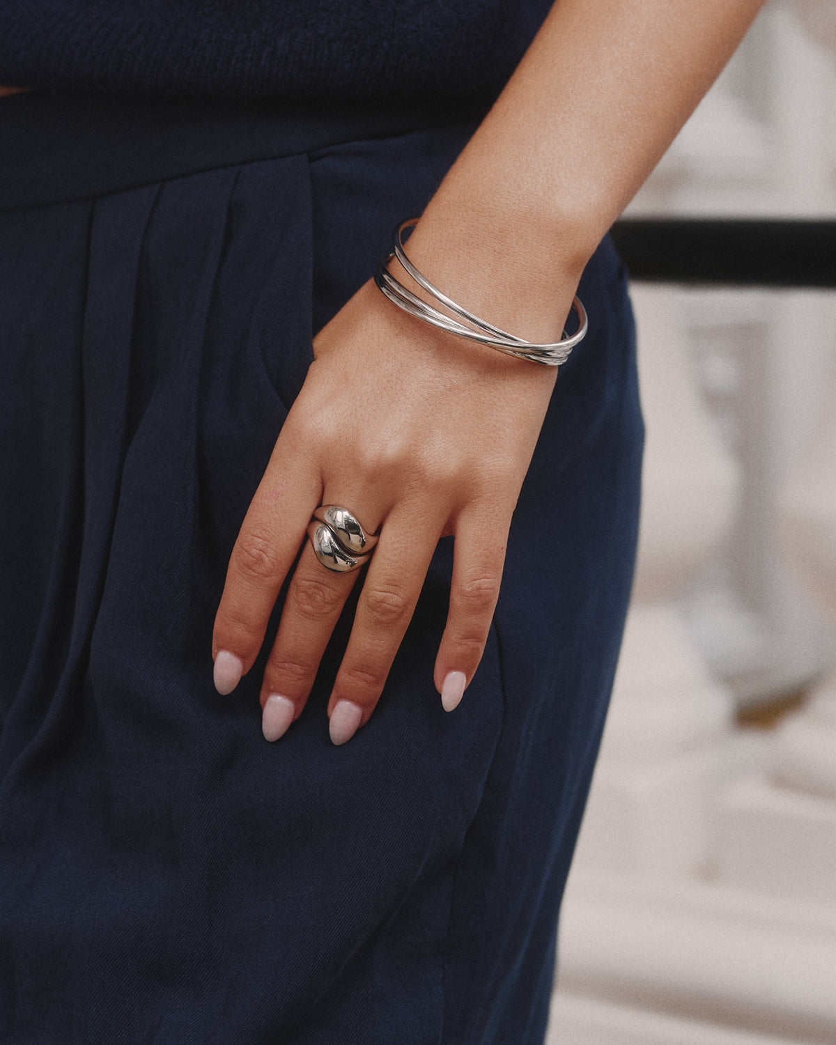 Sculpt Ring - Silver