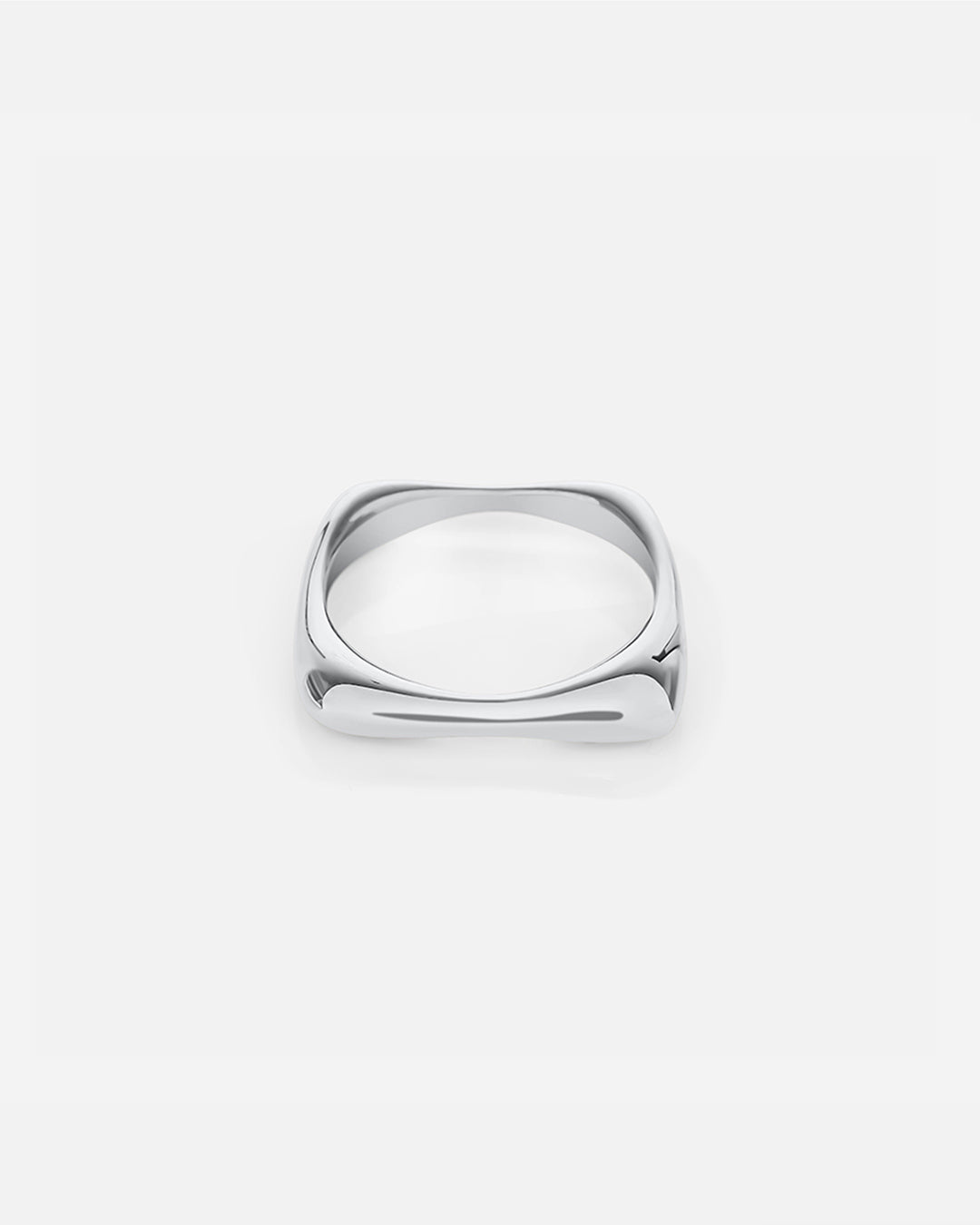 Square Stack Ring - Silver