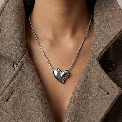 Sweetheart Necklace - Silver